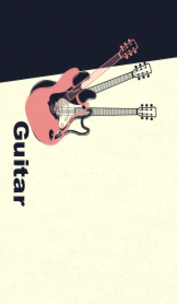 [LINE着せ替え] エレキギター Line  薄紅の画像1