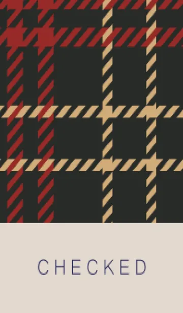 CHECKED RED-BROWN - 39の着せ替えメイン画像