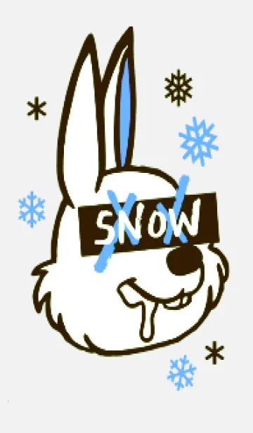 [LINE着せ替え] スノーラビット .19の画像1