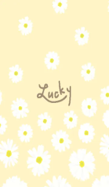 [LINE着せ替え] 白いデイジー舞う28の画像1