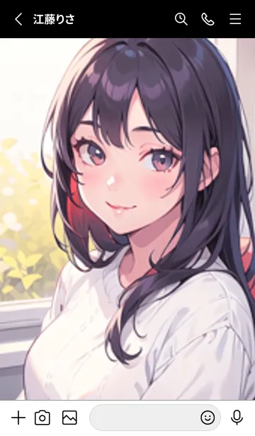 [LINE着せ替え] 少女が一人 #LaE113。の画像2