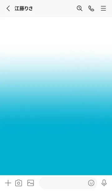 [LINE着せ替え] Atoll Blue & White Theme V.5 (JP)の画像2