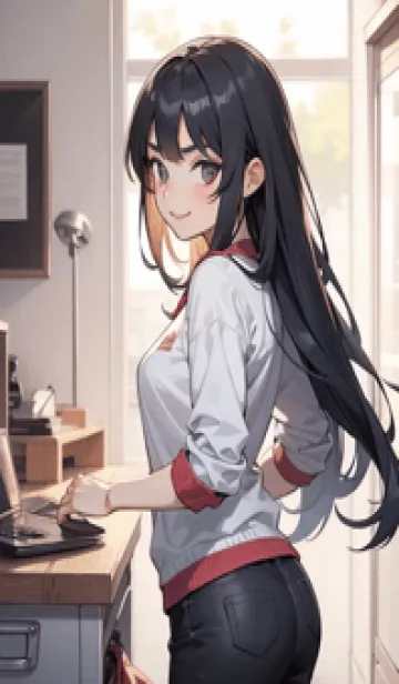 [LINE着せ替え] 少女が一人 #LaE124。の画像1