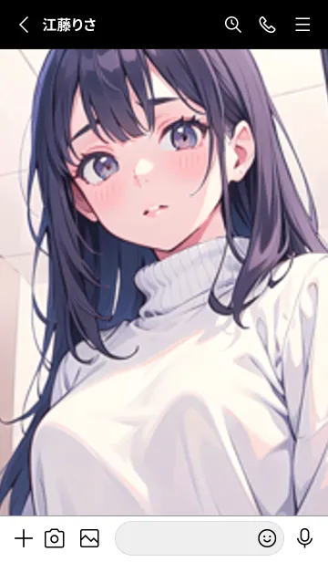 [LINE着せ替え] 少女が一人 #LaE122。の画像2