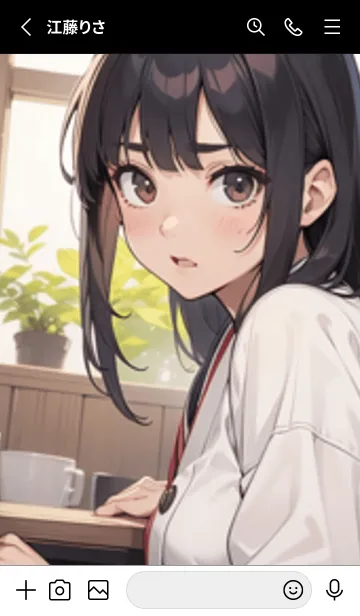 [LINE着せ替え] 少女が一人 #MB011。の画像2