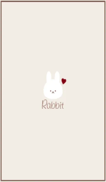 [LINE着せ替え] Rabbit-Dusky.Beige 32の画像1
