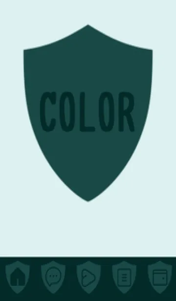 [LINE着せ替え] green color Y90の画像1