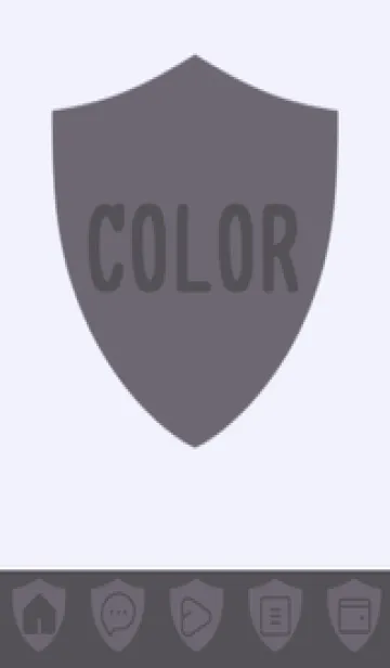 [LINE着せ替え] purple color Y44の画像1