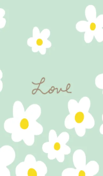 [LINE着せ替え] 白い花 斜め 舞う2の画像1