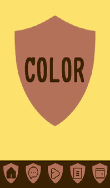 [LINE着せ替え] yellow color Y41の画像1