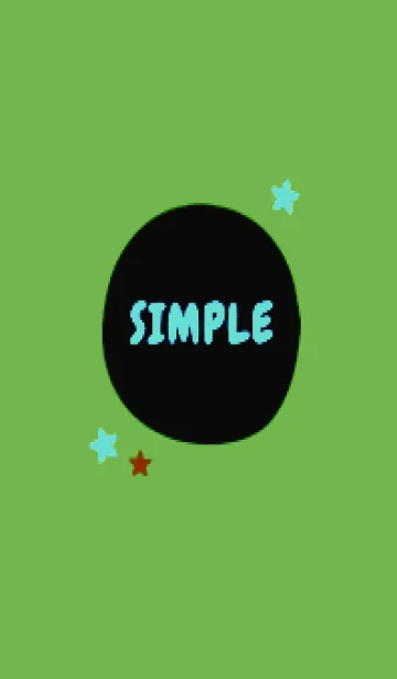 [LINE着せ替え] シンプル カラー スター 161の画像1