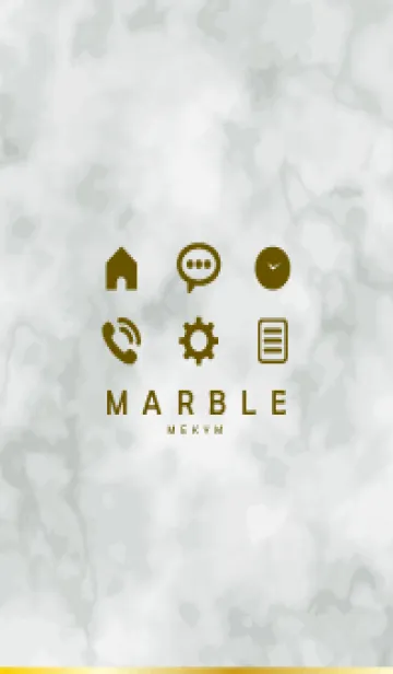 [LINE着せ替え] MONOTONE MARBLE-ICON 29の画像1