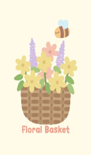 [LINE着せ替え] Floral Basketの画像1