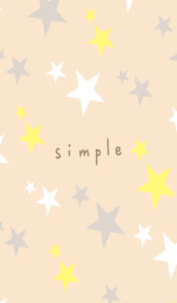 [LINE着せ替え] 3色の星19の画像1