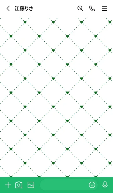 [LINE着せ替え] ハート レース .46の画像2