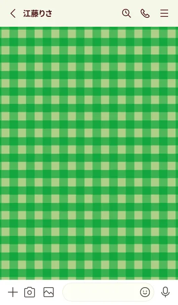 [LINE着せ替え] シンプル チェック 45の画像2