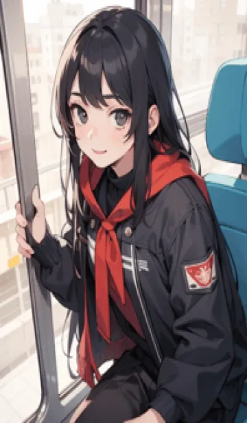 [LINE着せ替え] 少女が一人 #MB02。の画像1