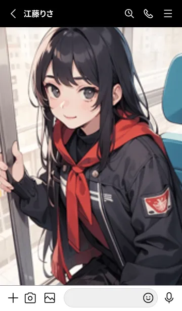 [LINE着せ替え] 少女が一人 #MB02。の画像2