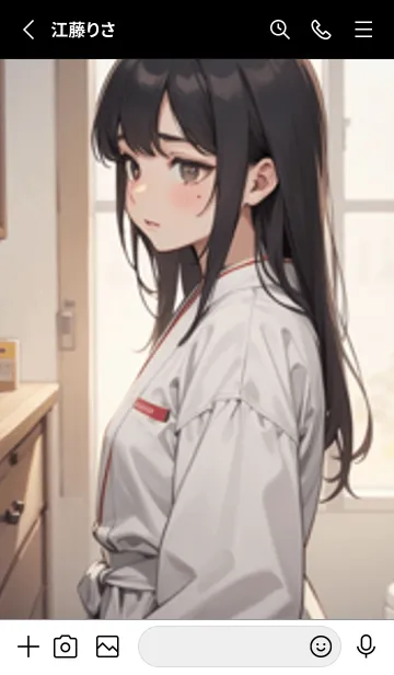 [LINE着せ替え] 少女が一人 #MB01。の画像2