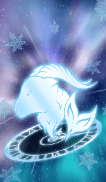 12星座 山羊座  -雪の結晶-の着せ替えメイン画像