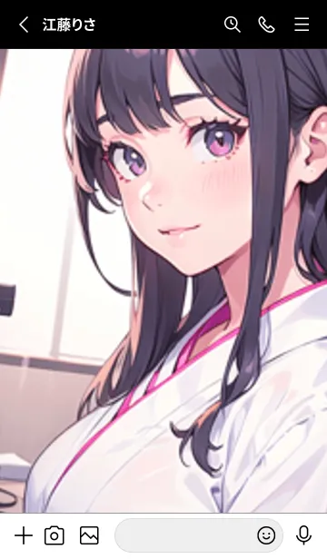 [LINE着せ替え] 少女が一人 #MB411。の画像2