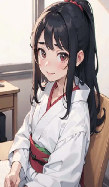 [LINE着せ替え] 少女が一人 #MB410。の画像1