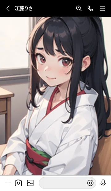 [LINE着せ替え] 少女が一人 #MB410。の画像2