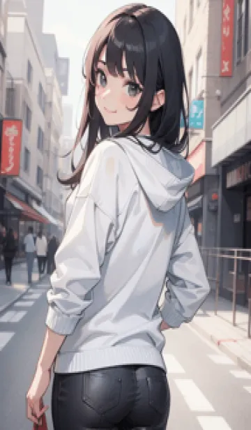 [LINE着せ替え] 少女が一人 #MB48。の画像1