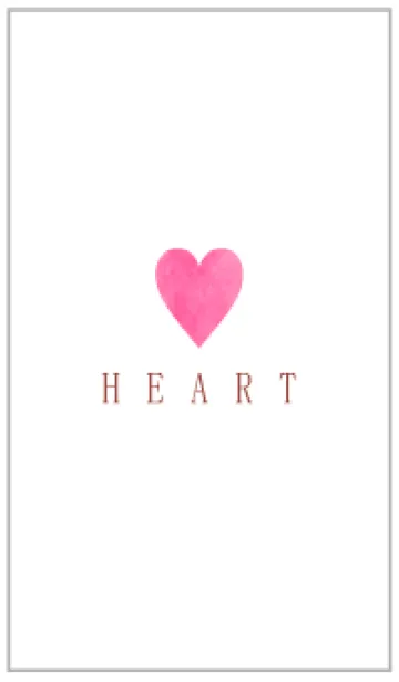 [LINE着せ替え] watercolor pink-HEART 95の画像1