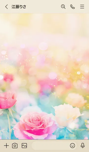 [LINE着せ替え] 薔薇(バラ)の花の着せかえ(R752)の画像2