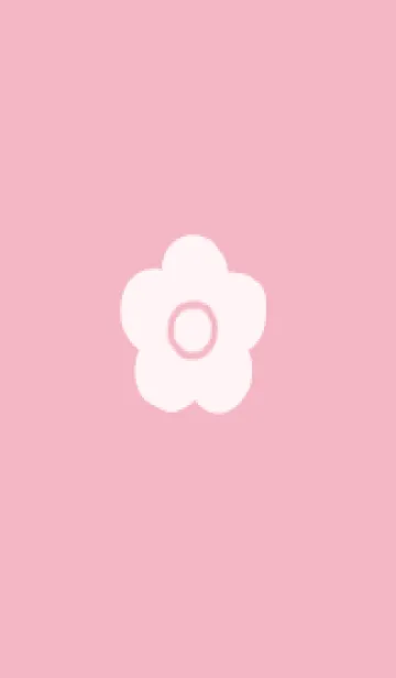 [LINE着せ替え] 大人のシンプルフラワー(pink)の画像1