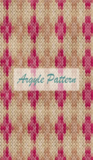 [LINE着せ替え] argyle pattern embroidery 48の画像1