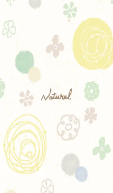 [LINE着せ替え] 冬 水彩丸8の画像1