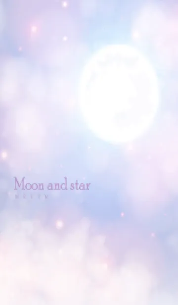 [LINE着せ替え] Moon And Star -PURPLE CLOUD- 17の画像1