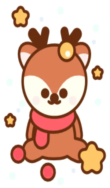 [LINE着せ替え] Celebrate Christmas with little dear 2の画像1