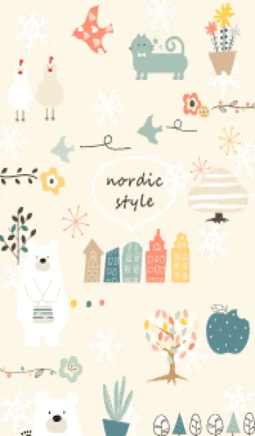 [LINE着せ替え] yellow♡雪とお洒落気分14_1の画像1