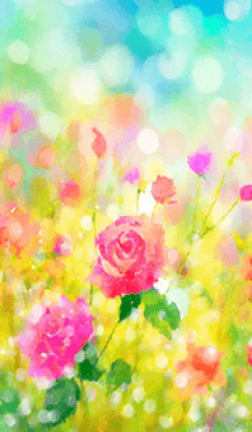 [LINE着せ替え] 薔薇(バラ)の花の着せかえ(R764)の画像1