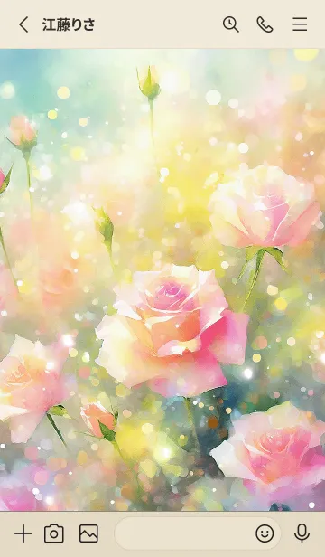 [LINE着せ替え] 薔薇(バラ)の花の着せかえ(R768)の画像2