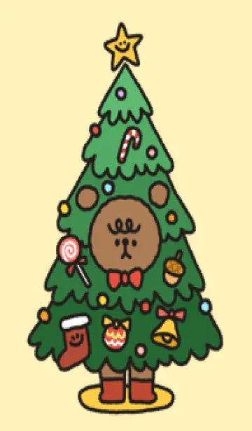 [LINE着せ替え] Fluffy Merry Xmasの画像1