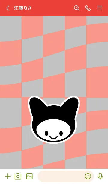 [LINE着せ替え] ネコカブリ 100の画像2