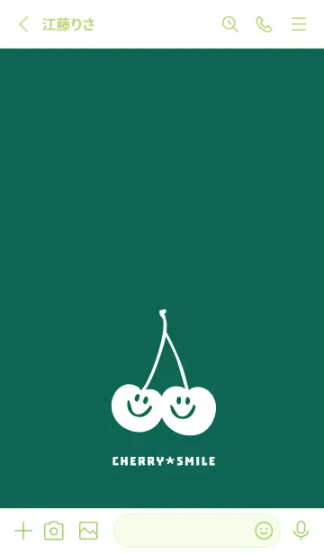[LINE着せ替え] チェリー スマイル 235の画像2