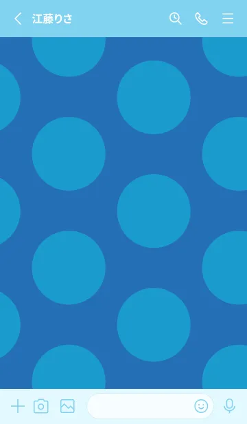 [LINE着せ替え] シンプル ドット _39の画像2