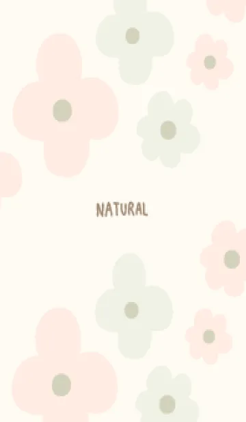 [LINE着せ替え] 2色の花 くすみカラー27の画像1