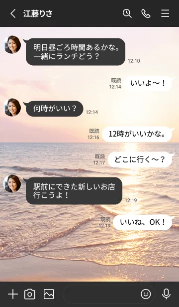 [LINE着せ替え] CalmReflection 24の画像3