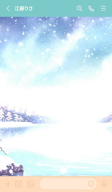 [LINE着せ替え] 優美な冬の風景の着せかえ(Winter-756)の画像2