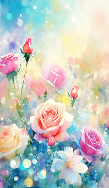 [LINE着せ替え] 薔薇(バラ)の花の着せかえ(R781)の画像1