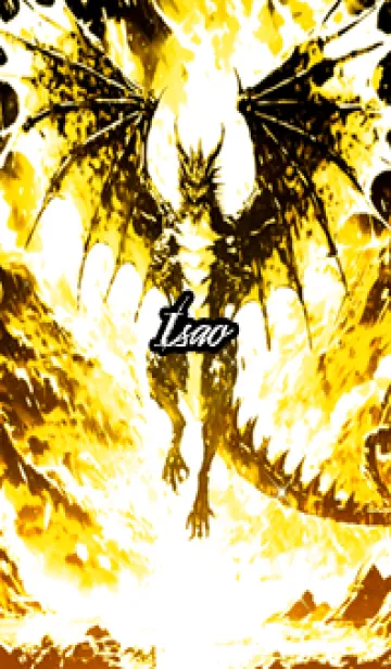 [LINE着せ替え] いさおの金運上昇♪金龍着せかえの画像1