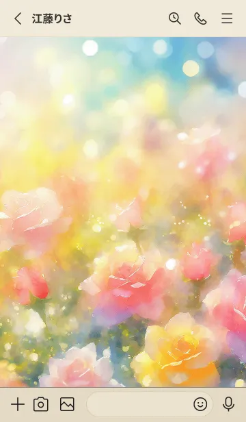[LINE着せ替え] 薔薇(バラ)の花の着せかえ(R780)の画像2