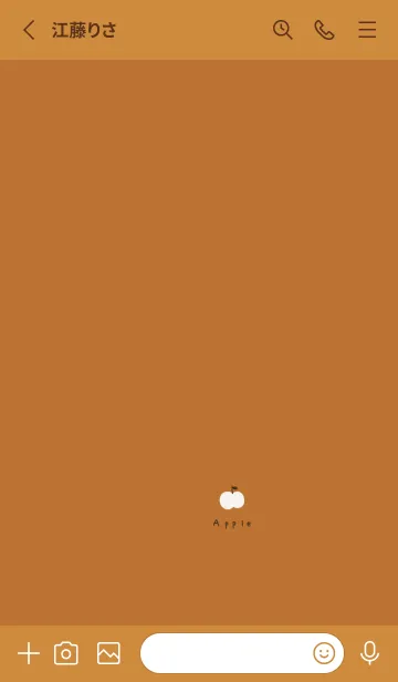 [LINE着せ替え] キャメル×アップル。お洒落。の画像2