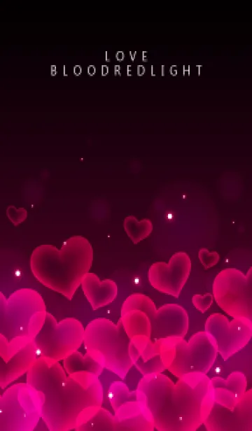 [LINE着せ替え] BLOOD RED HEARTの画像1
